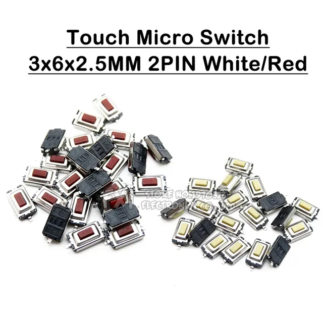Micro interrupteur tactile momentané CMS profil bas…