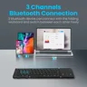 Clavier Bluetooth pliant avec pavé tactile clavier… – vue 3