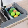 Tapis de robinet d'évier de cuisine Long en Silicone – vue 1