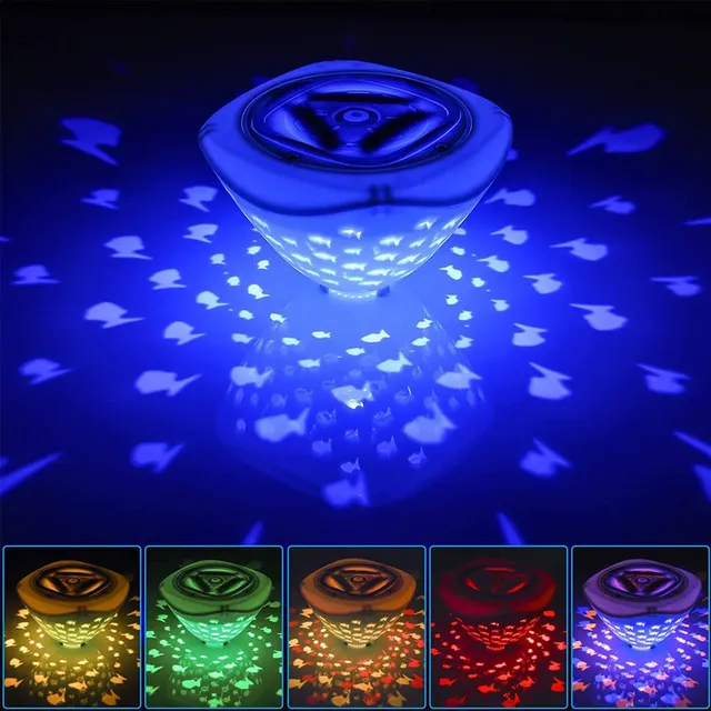 Lumière flottante pour baignoire