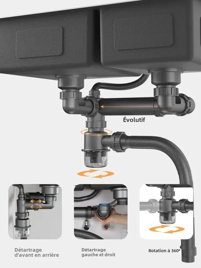 Vanzlife-Ensemble d'accessoires de proximité pour évier… – vue 3