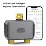 Tuya – minuterie d&rsquo;eau intelligente automatique, Bluetooth, double vanne d&rsquo;eau intelligente 2.4G/WIFI, minuterie d&rsquo;arrosage IP55, contrôleur d&rsquo;irrigation