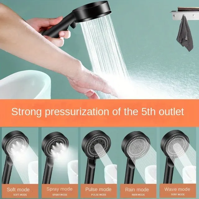 Buse de douche en silicone haute pression – vue 2