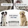 Un bol pour chien en acier inoxydable de grande capacité – vue 4