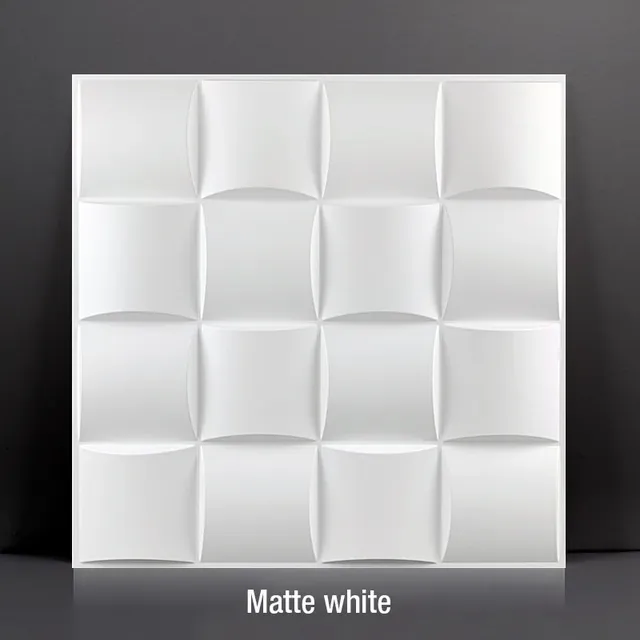 30x30 cm panneau mural 3D géométrique solide 3d pierre… – vue 4