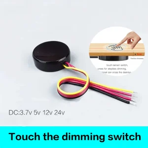 Dimmable 3.7 ~ 24V 2.2A 12V 24V lumière LED variateur contrôleur capteur interrupteur sans contact main balayage capteur interrupteur tactile