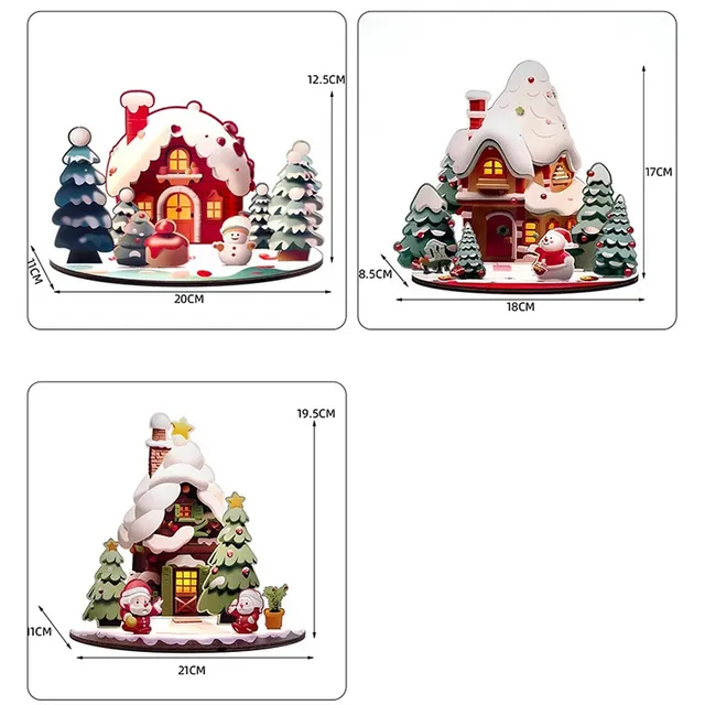 Maison de dessin animé de Noël décorative – vue 6