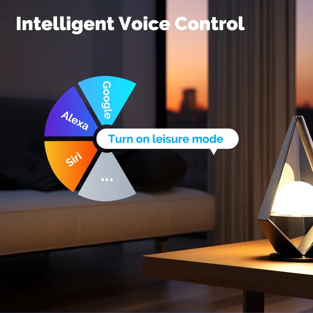 Ampoule intelligente MATTER WiFi RGB + CW 14W E27 – vue 4
