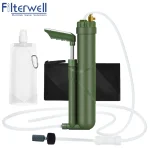 Filterwell-Pompe à Osmose de Voyage, Filtre à Eau, Purificateur, Gadgets et Accessoires de Camping, Tout pour la Survie en Plein Air