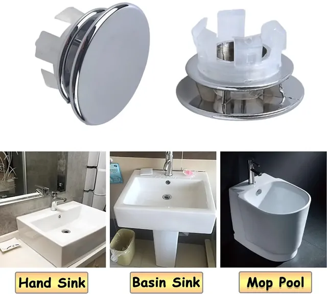 4 pièces lavabo évier rond bien rangé garniture Chrome… – vue 6