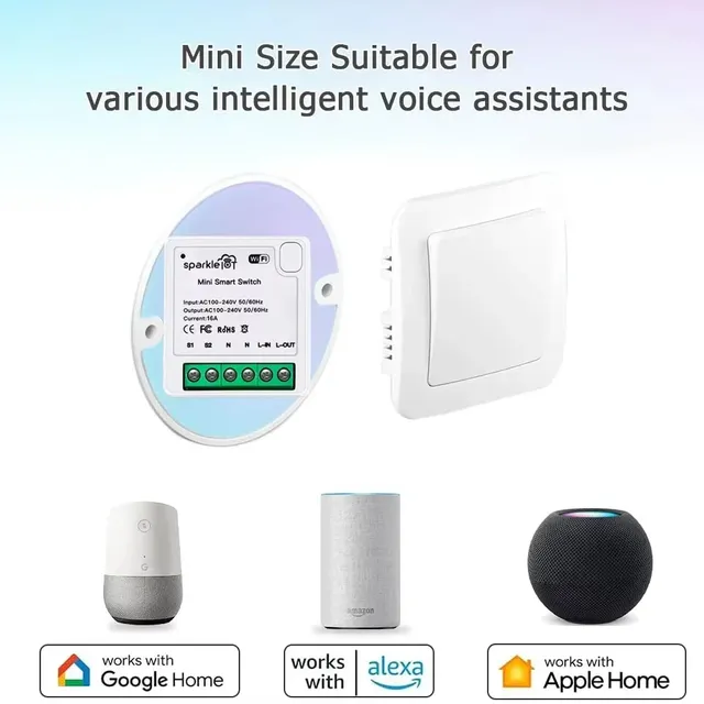 Commutateur intelligent WIFI Matter 16A – vue 4