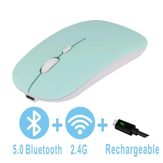 Souris Bluetooth Rechargeable sans fil double Mode 5.2… – vue 3
