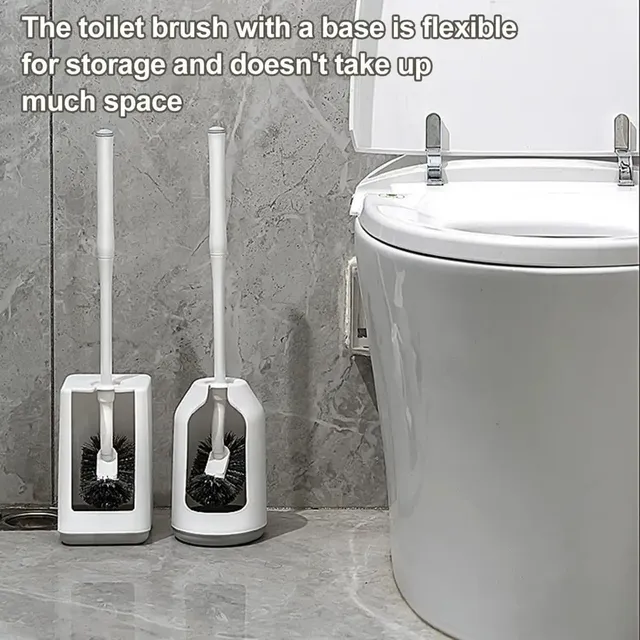 Ensemble de brosses de toilette avec poignée ergonomique – vue 4