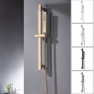 Barre douche coulissante réglable murale ensemble douchette main…
