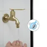 Robinet mural froid simple laiton noir bassin balcon… – vue 5