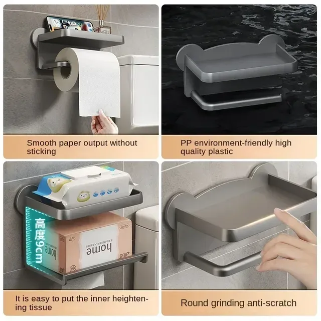 Porte-papier hygiénique mural T1 – vue 4