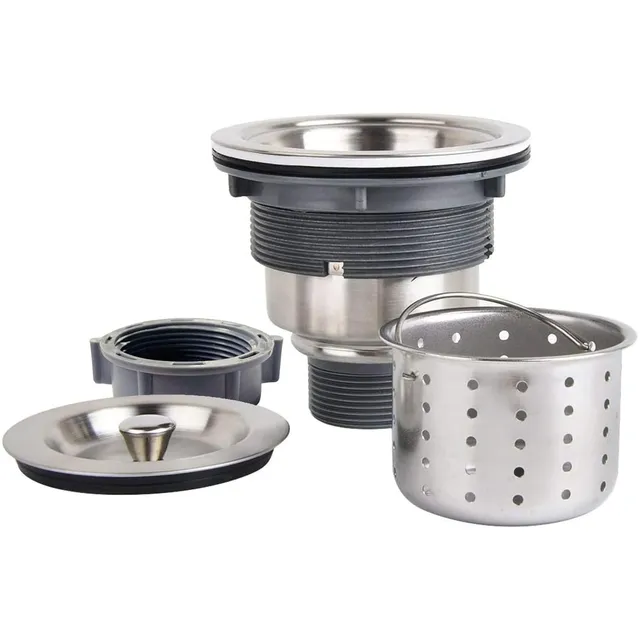 Panier filtre évier acier inox304 brossé doré nickelé or… – vue 2