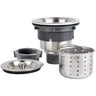 Panier filtre évier acier inox304 brossé doré nickelé or… – vue 2