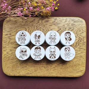 Dessin animé Marvel Hero bouton de tiroir gravé en bois armoire tire cuisine salle Boho pépinière commode boutons enfants meubles poignée