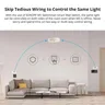 Télécommande murale wifi scène six touches batterie… – vue 5