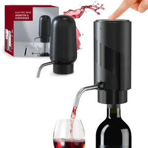 Aérateur et distributeur automatique de vin, décanteur à vin électrique aste à une touche, ensemble de distributeur français, accessoires de fête au bar
