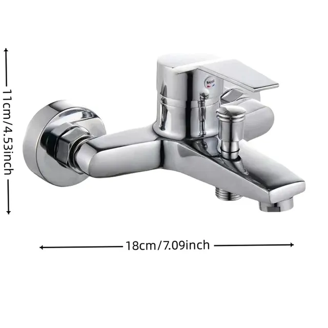 Robinet mitigeur mural multifonction en alliage de Zinc – vue 6