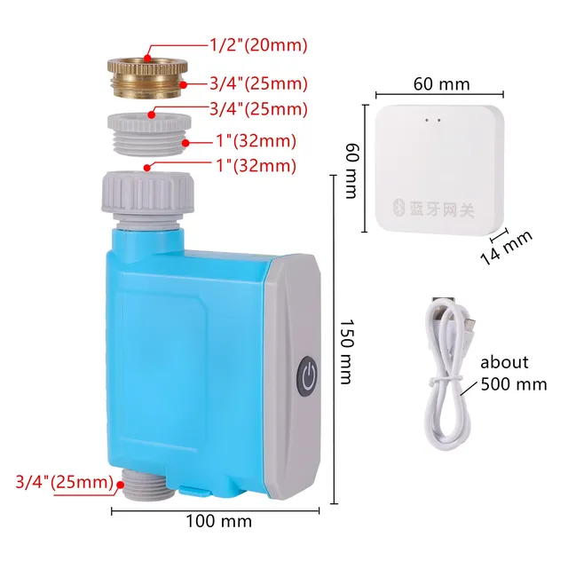 Minuterie irrigation jardin intelligente Bluetooth WiFi… – vue 2