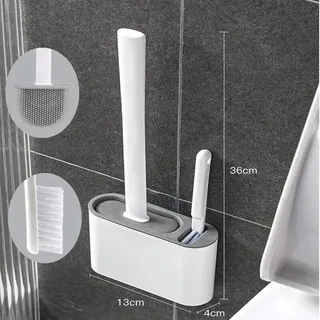 Brosse toilette silicone manche long séchage rapide poils souples…