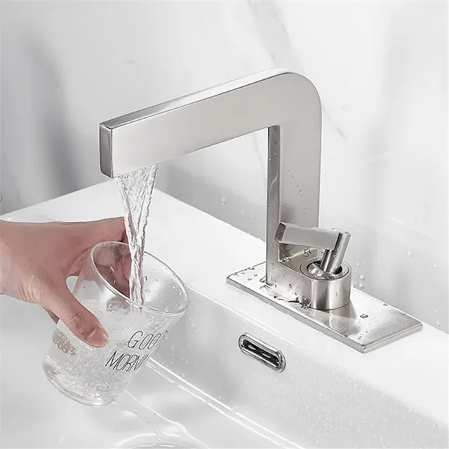 BAKALA robinets de lavabo modernes noir mat – vue 5