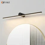 Lampe frontale à LED pour miroir, longue bande, 40 cm, 50 cm, 60 cm, 80/100 cm, éclairage, chambre à coucher, spanTable, décoration murale, lampes pour la maison