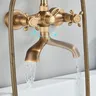 Robinet de baignoire-douche en laiton Antique – vue 5