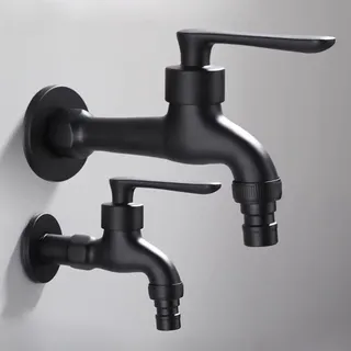 Robinet de Machine à laver noir
