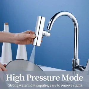 Kitchen Universal  Waterfall Three-mode New Swivel Extension Faucet Multi-function Splash-proof Nozzle Sink