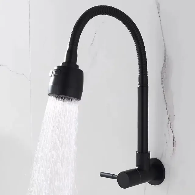 Robinet de cuisine en acier inoxydable – vue 3