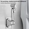 Pulvérisateur bidet portatif chromé noir argenté ABS… – vue 3