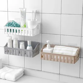 Étagère de rangement murale pour cuisine et salle de bains