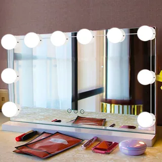 Kit de lumière de miroir cosmétique de maquillage LED avec ampoule à…
