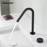 Robinet de lavabo noir mat – vue 1