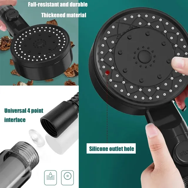 Pommeau de douche filtré à économie d'eau haute pression – vue 2
