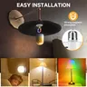 Ampoule LED multicolore E27 rechargeable télécommande… – vue 5
