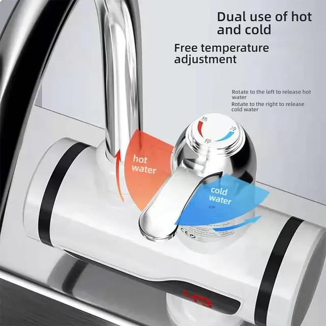 Robinet mitigeur électrique chaud-froid 3000W – vue 3