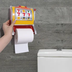 Machine à fentes d&rsquo;installation Flexible, porte-rouleau de papier toilette, porte-papier mural suspendu amusant, étagère à mouchoirs créative et Stable pour la maison