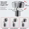 360 ° Robinet réglable coudé pied incurvé vis… – vue 5