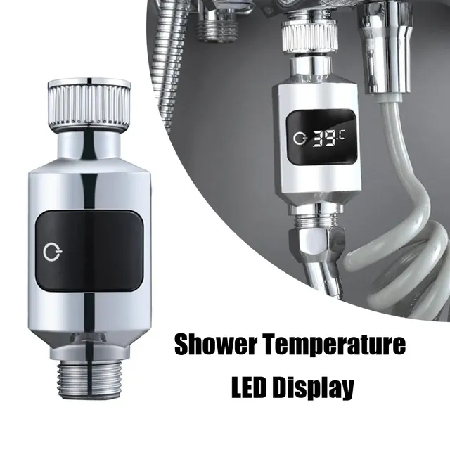 Thermomètre de douche d'eau à affichage LED électrique – vue 6