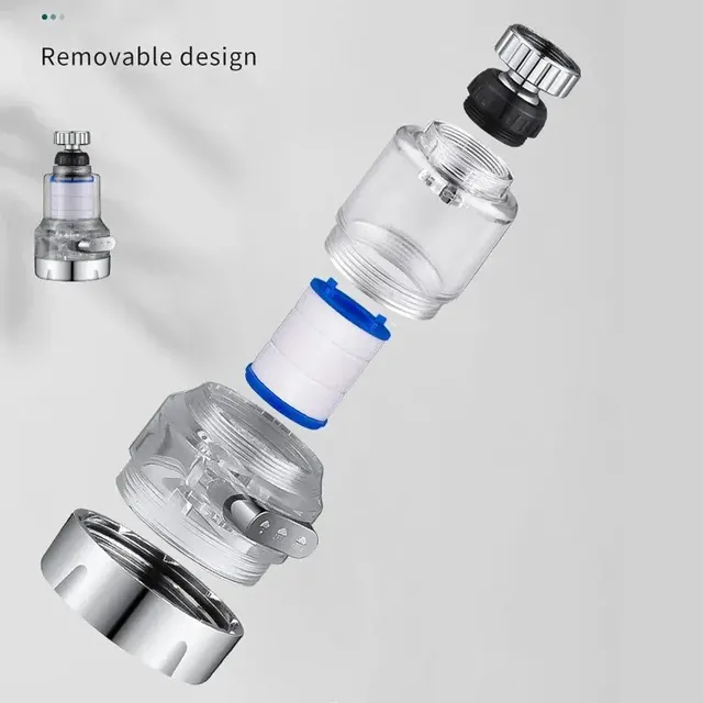 Baokemo 360 rotatif purificateur d'eau filtre robinet… – vue 4