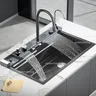Évier cuisine encastrable acier inoxydable finition… – vue 6