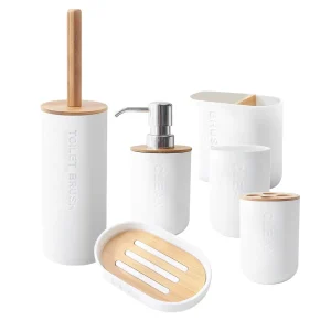 Accessoire de salle de bain facile à nettoyer pour ranger vos articles de toilette, décor de comptoir