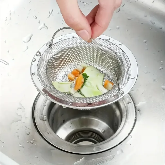 Crépines d'évier de cuisine en acier inoxydable de… – vue 2
