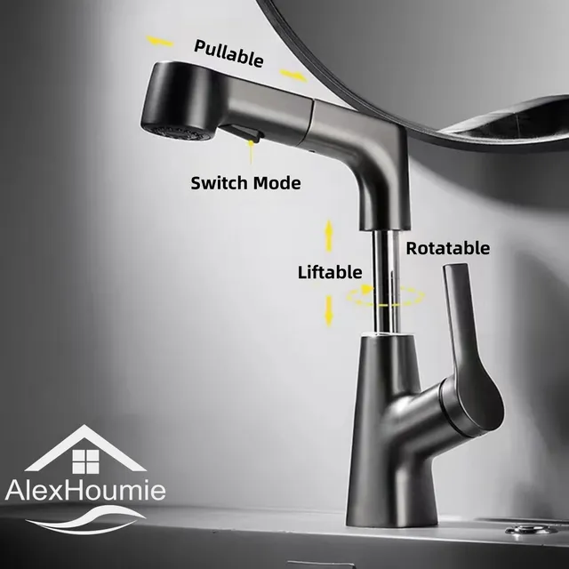 Mitigeur cuisine monocommande bec pivotant douchette… – vue 6