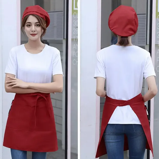Demi-tablier imperméable unisexe avec 2 poches – vue 5